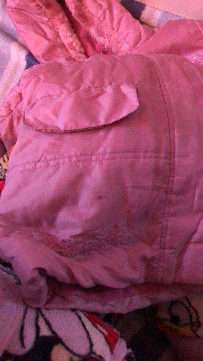 Anorak /manteau chaud 4 ans rose - photo numéro 4