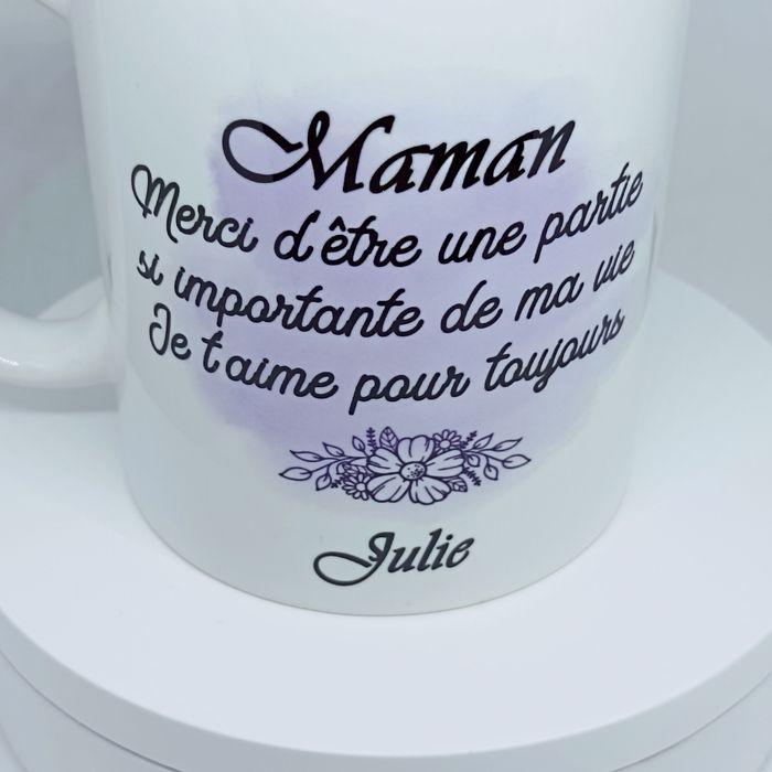 Fête des mères - Mug hortensia personnalisé - photo numéro 2