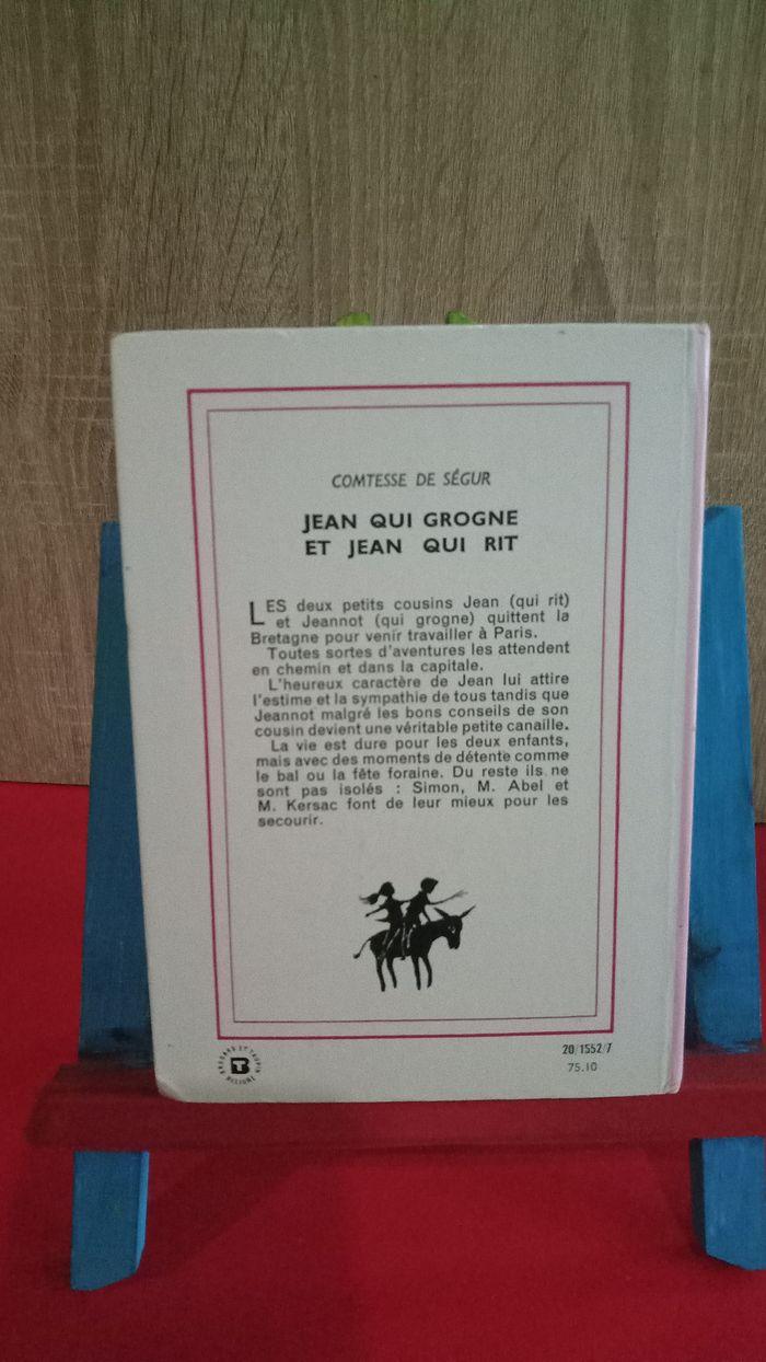 Jean qui grogne et Jean qui rit, 1975, bibliothèque rose - photo numéro 2