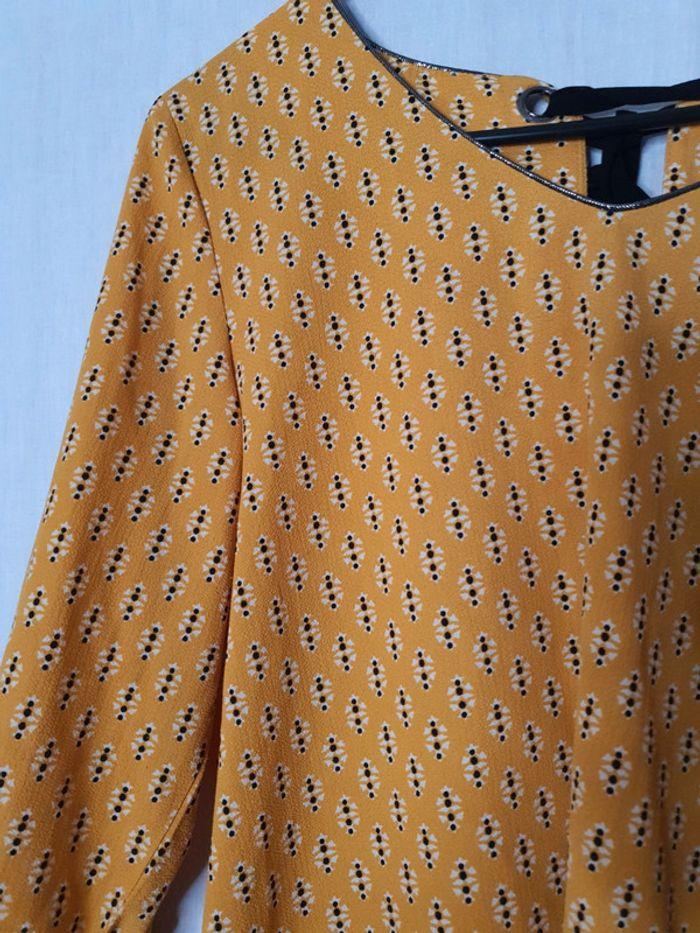 Blouse jaune à motifs - photo numéro 2