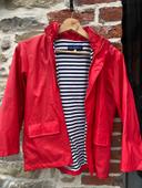 Manteau de pluie rouge unisexe enfant