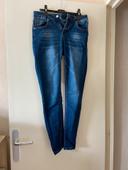 Pantalon jeans bleu