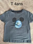 T-shirt Mickey Terre T 4ans