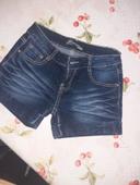 Short en jeans