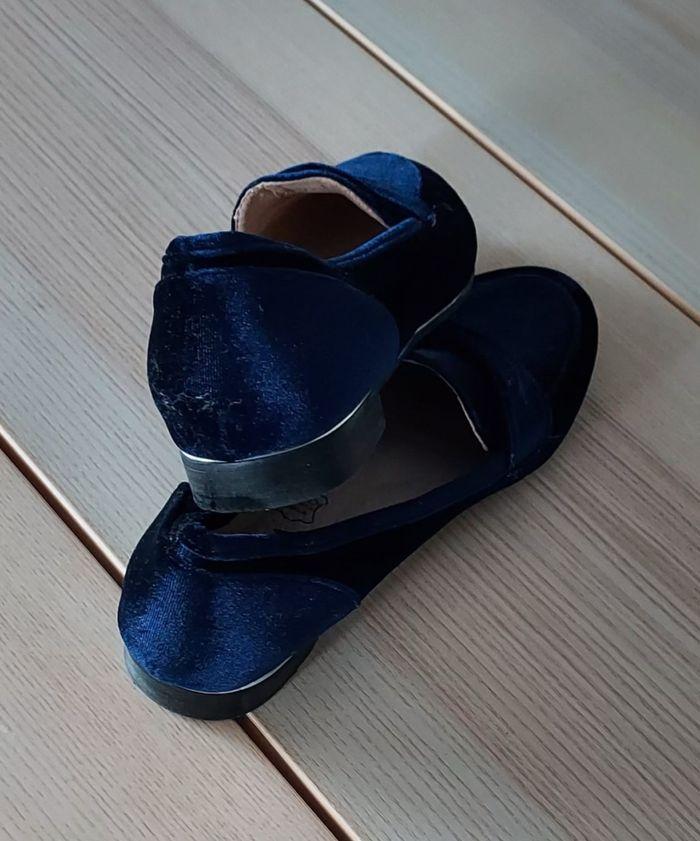 Mocassins bleu marine tissaia taille 40 - photo numéro 4