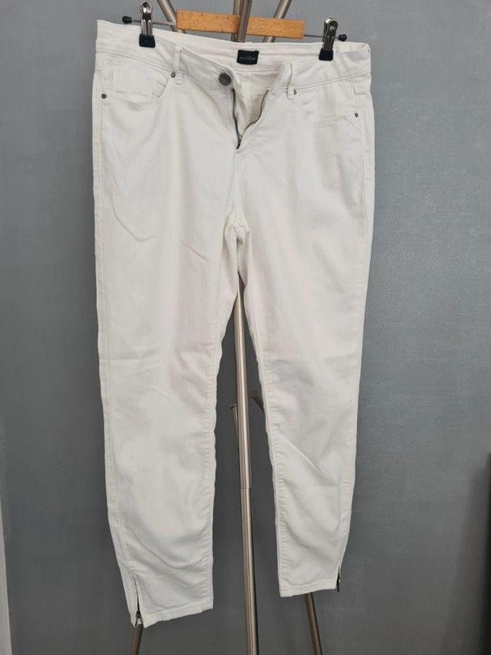 Pantalon Jean blanc femme 42 - photo numéro 1