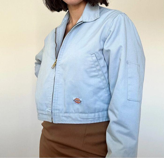 Veste courte bleue ciel Dickies - taille S - photo numéro 2