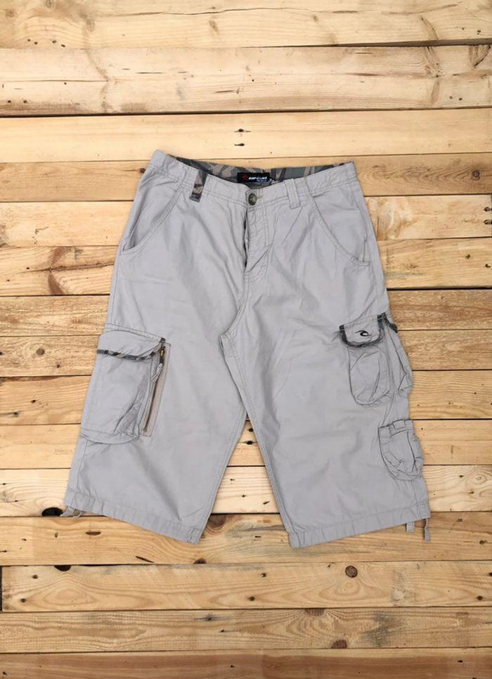 Pantacourt cargo baggy ripcurl brodé motif militaire 32US - photo numéro 2