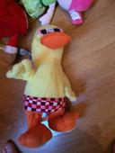 Peluche canard animé