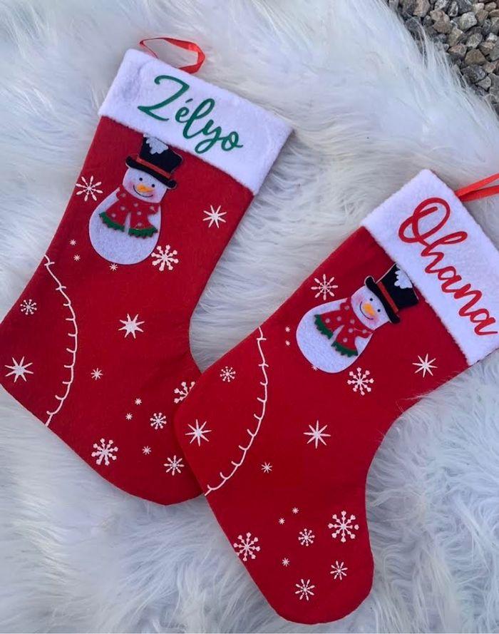 Chaussette de noël personnalisé