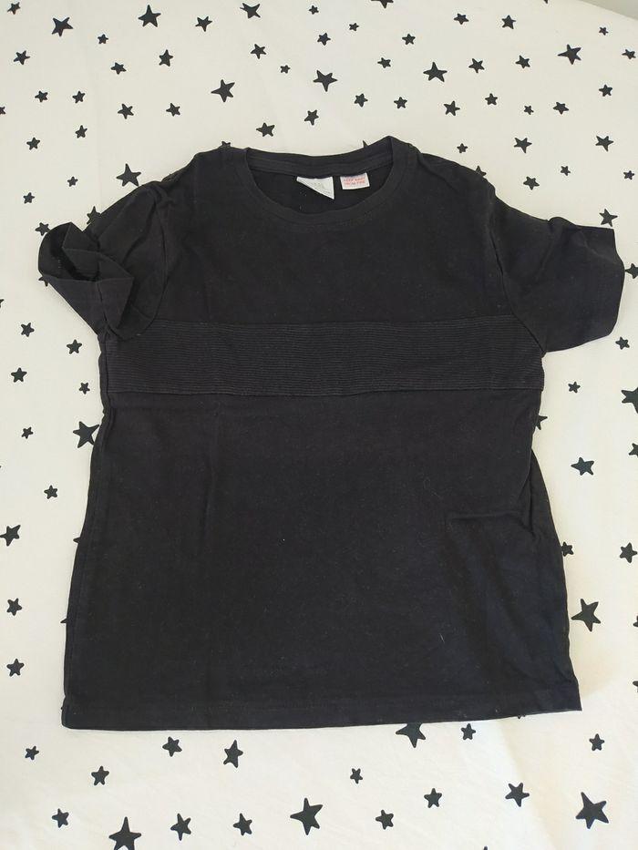 Tee shirt noir zara 4/5 ans - photo numéro 1