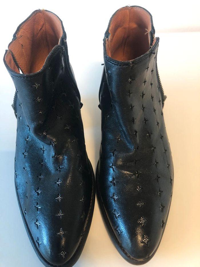 Bottines cuir noires - photo numéro 10