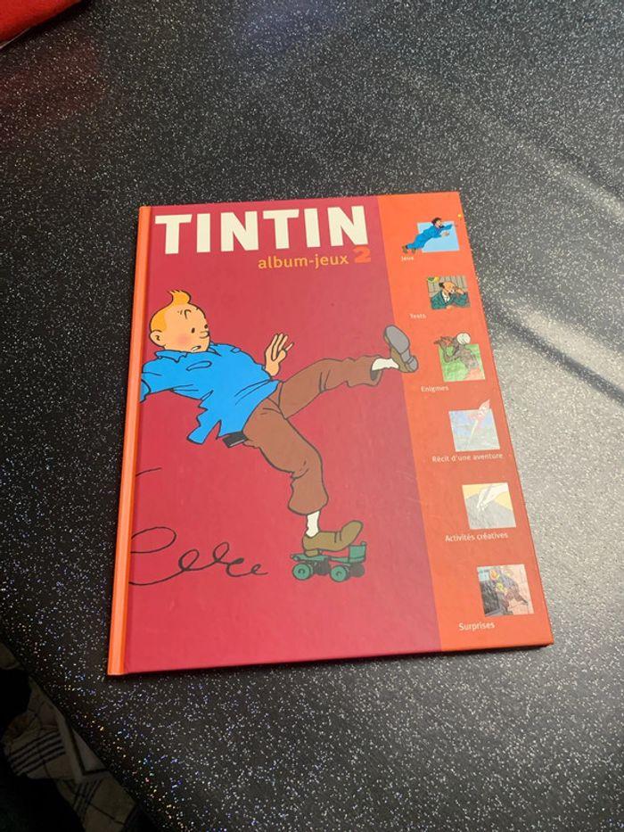 Livre Tintin album-jeux - photo numéro 1