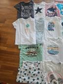 Lot de 21 tee shirts/débardeurs 24 mois