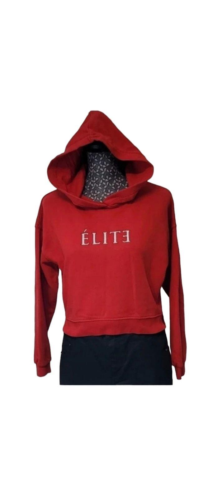 🛍 Pull rouge Elite  taille XS (14 ans) - photo numéro 1