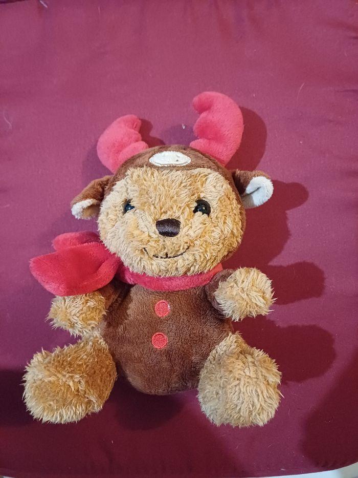 Peluche ours Noël 20 cm