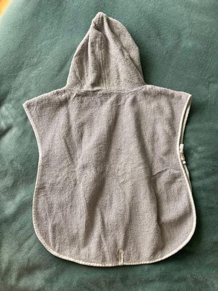 Koeka poncho peignoir de bain gris 3-4 ans - photo numéro 2