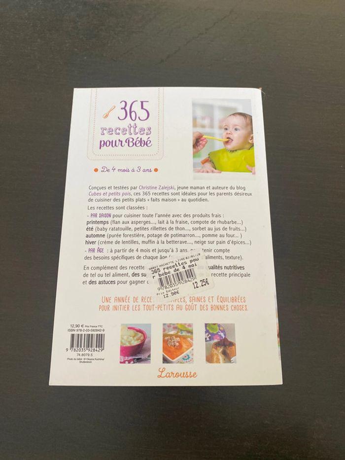 Livre 365 recettes pour bébé - photo numéro 3