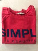 Pull sweat rouge femme