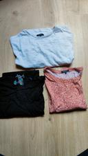 Lot de 3 tee shirts bonobo M et L