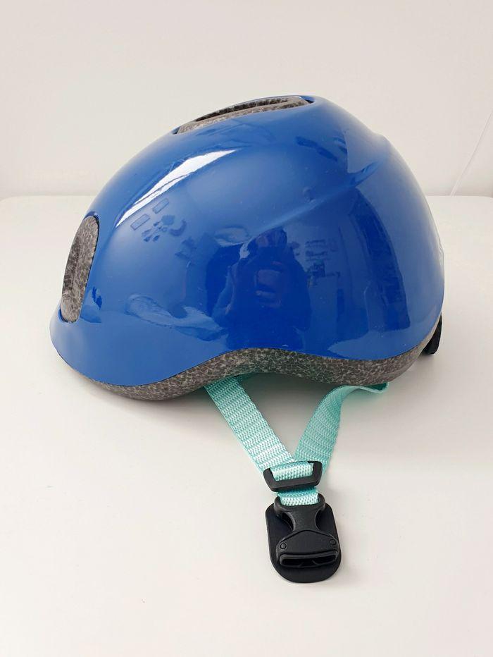 B'twin Casque vélo bébé 500 bleu foncé - photo numéro 2