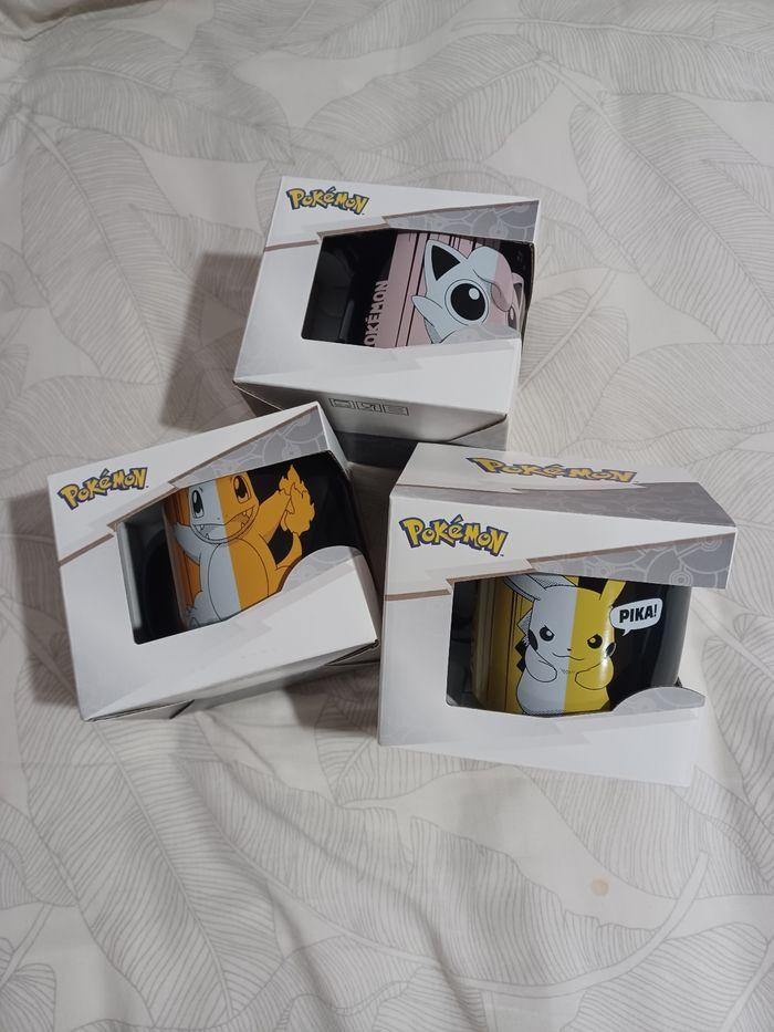 Lot de 3 mugs  pokemon neuve - photo numéro 1