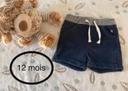 Short 12 mois bébé garçon