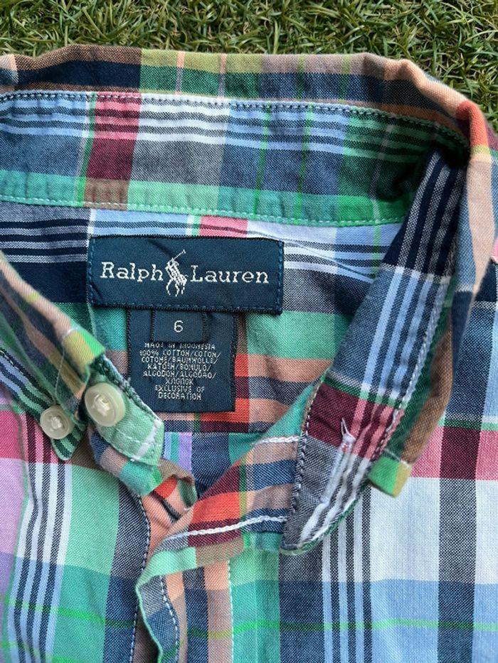 Chemise Ralph Lauren à carreaux - photo numéro 3