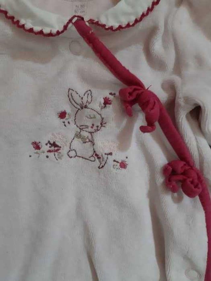 pyjama velours naissance fille - lapin - Sergent Major - photo numéro 5