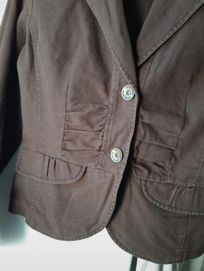 Veste blazer marron Cache Cache T36 - photo numéro 4