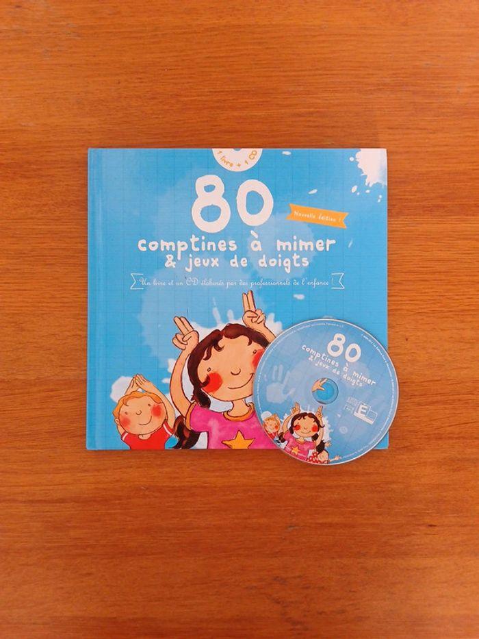 80 comptines a mimer & jeux de doigts - photo numéro 1