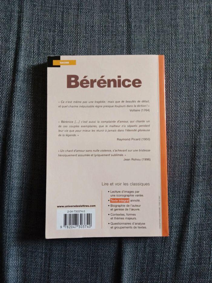 Livre "Bérénice" - photo numéro 2