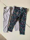 Lot leggings 12-18 mois