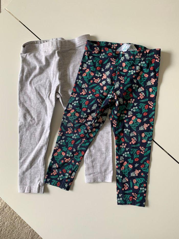 Lot leggings 12-18 mois