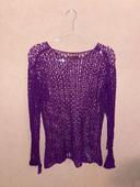 Vintage purple top