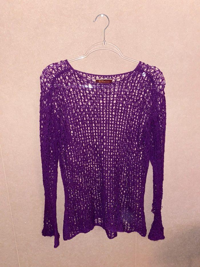 Vintage purple top - photo numéro 1