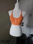 Brassière Nike XS corail/orange