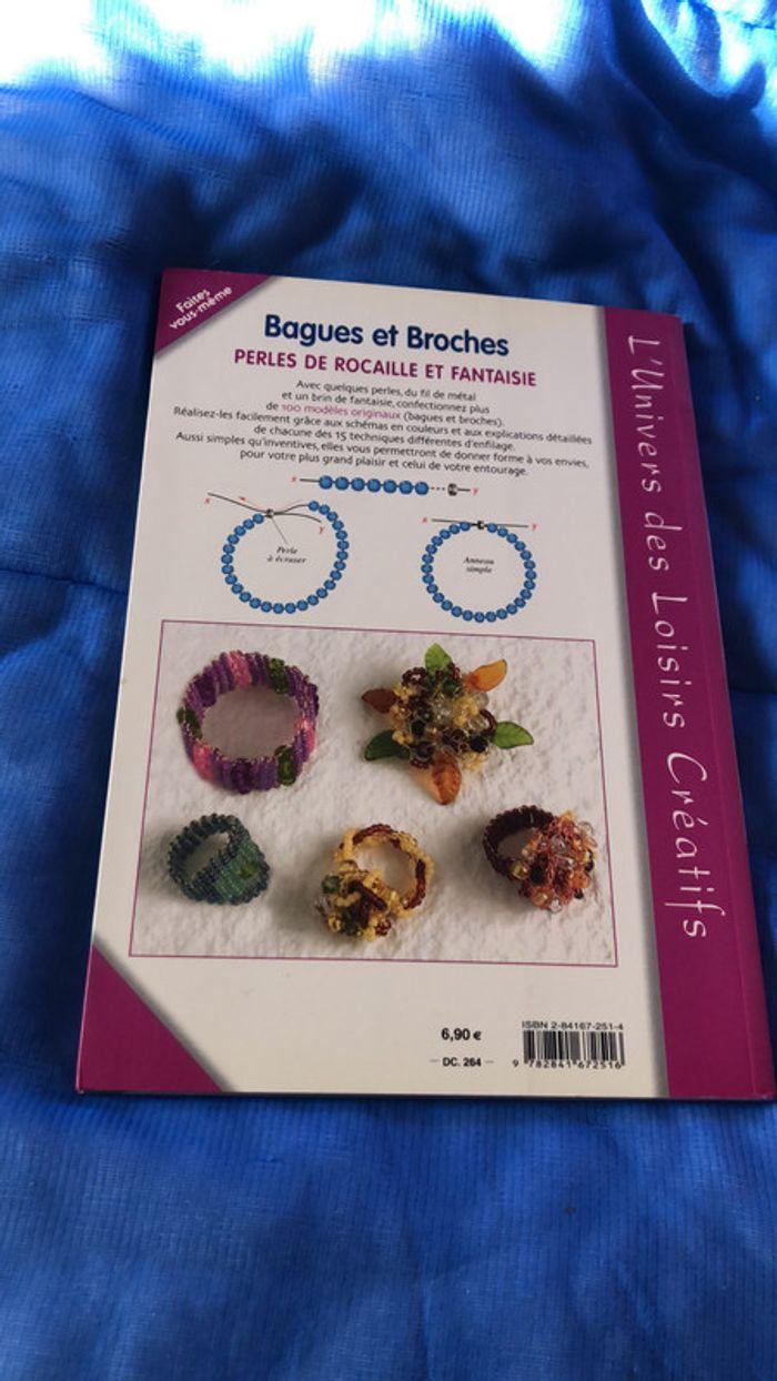 Livre bagues et broches perles de rocaille et fantaisie - photo numéro 2