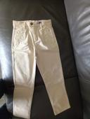 Pantalon taille 8 ans à pince beige Cyrillus