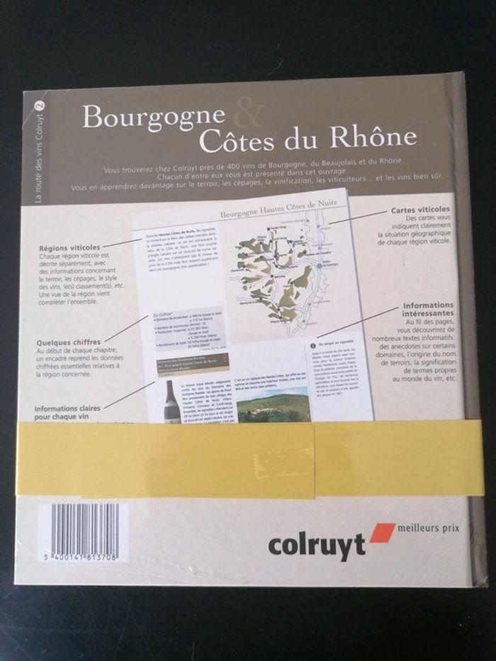 Livre Colruyt sur les vins "Bourgogne et Côtes du Rhône" - photo numéro 2