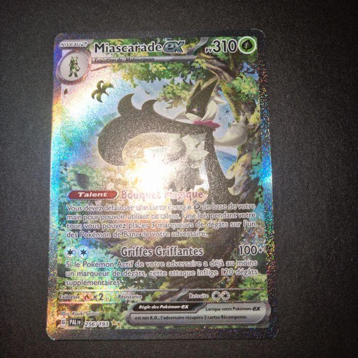 Carte Pokémon Miascarade EX 256/193 PAL FR Evolutions à Paldéa - photo numéro 1