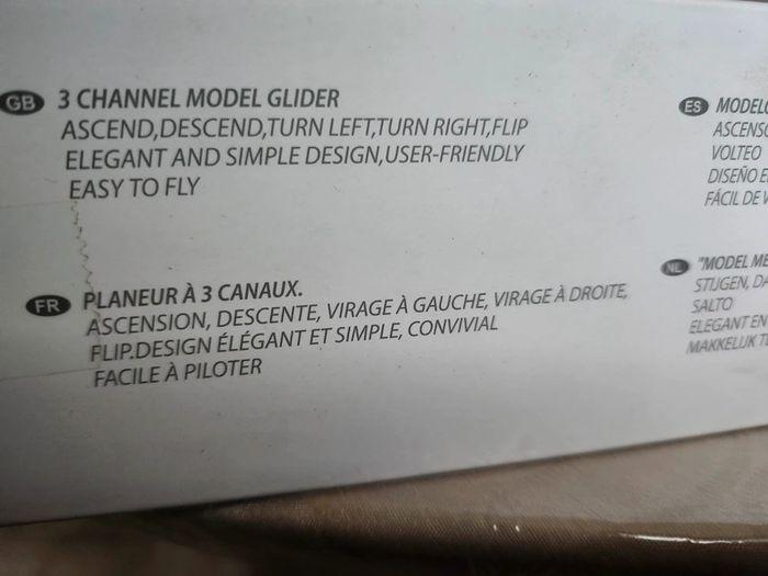 Planeur radio télécommande rc glider - photo numéro 3