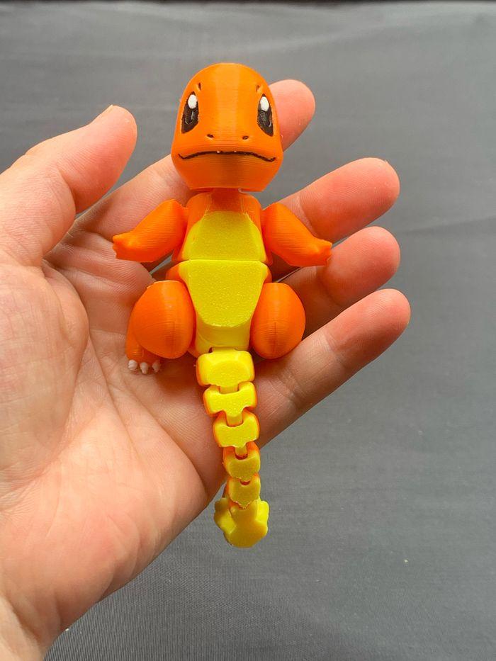 Salameche pokemon articulé 7,5cm - photo numéro 3