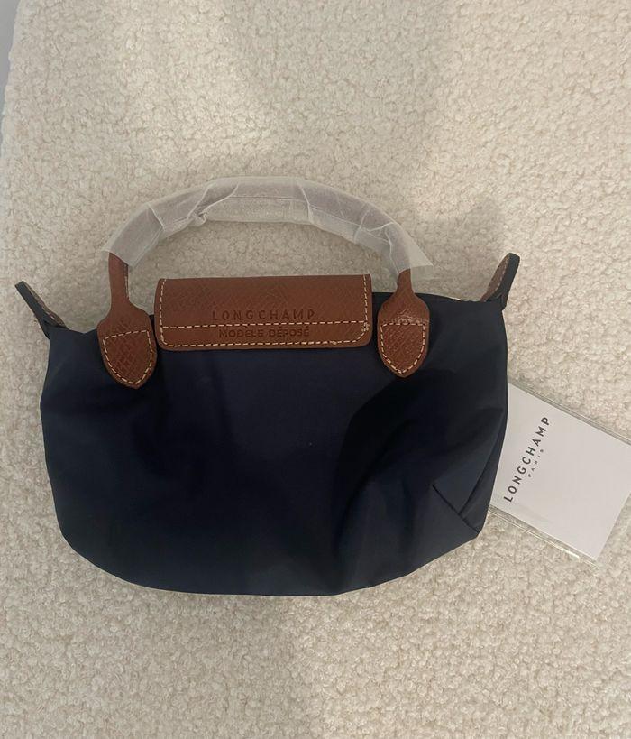 Mini sac longchamp bleu marine - photo numéro 6