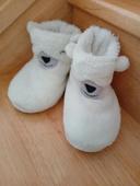 Chaussons ours blanc, pointure 30/31