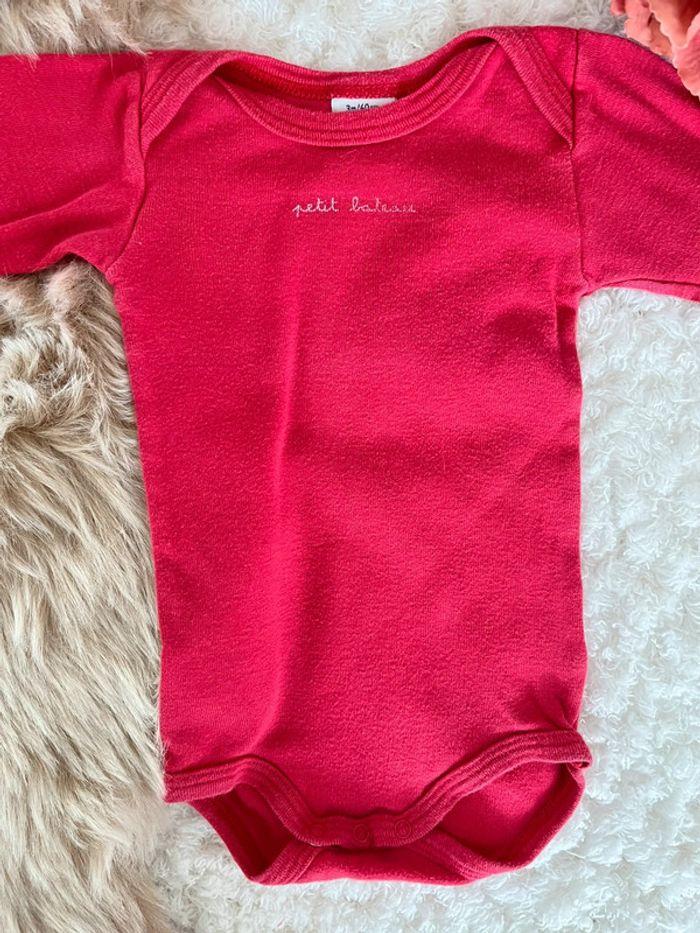 Lot de 3 bodys Petit Bateau 3 mois fille - photo numéro 6