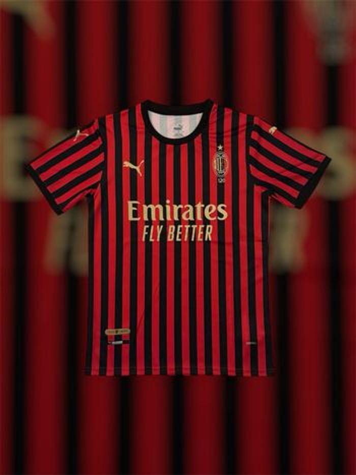 Maillot AC Milan Rétro - photo numéro 1