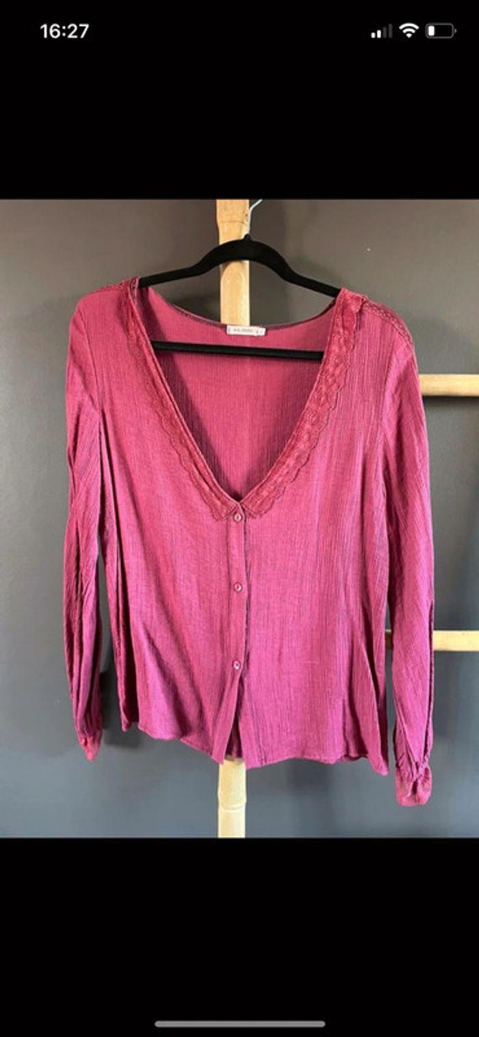 Blouse Kilibbi bordeaux - photo numéro 1