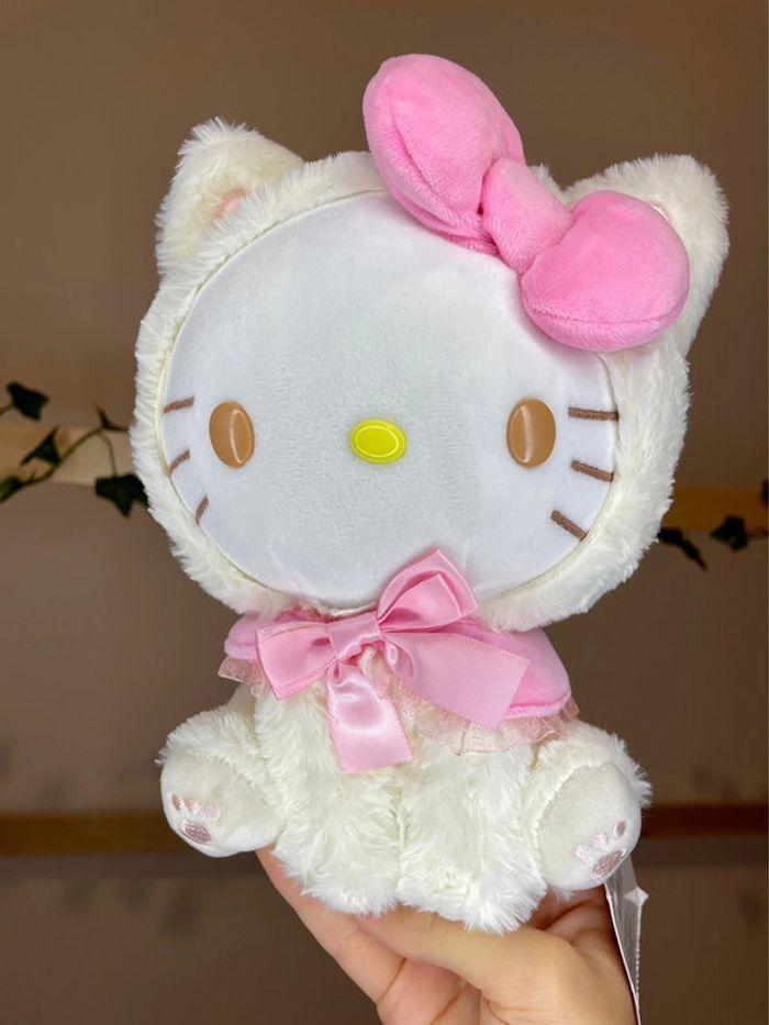 Peluche Hello Kitty déguisement chaton blanc - photo numéro 17