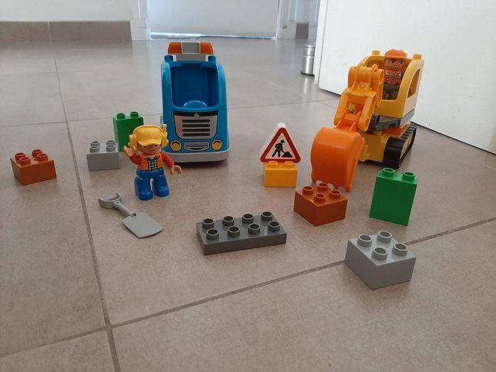 Lego duplo chantier 10812 camion et pelleteuse - photo numéro 2